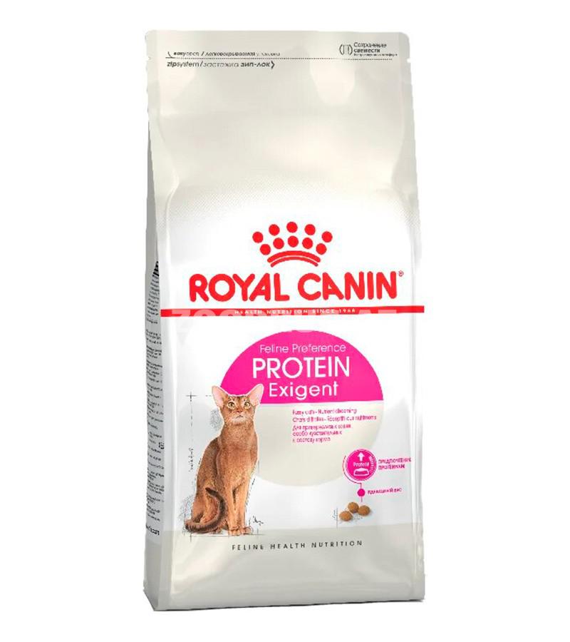 Сухой корм Royal Canin Protein Exigent Adult Cat  для привередливых взрослых кошек со вкусом курицы.