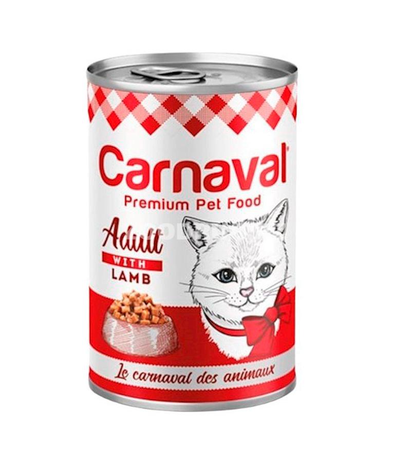 Влажный корм Carnaval Adult Cat Lamb для взрослых кошек со вкусом ягненка 400 гр.