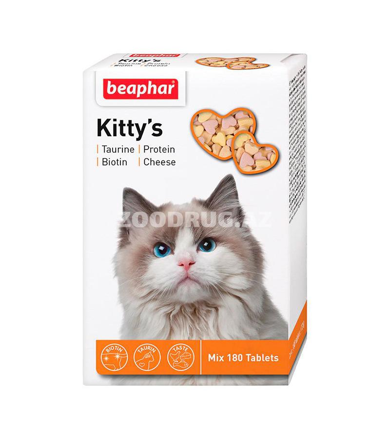 Лакомство Beaphar Kitty's Mix для кошек витаминизированное 180 шт.