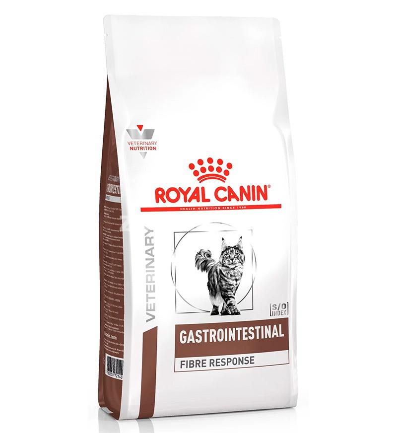 Сухой диетический корм Royal Canin Gastrointestinal Fibre Response FR31 для взрослых кошек со вкусом курицы 400 гр