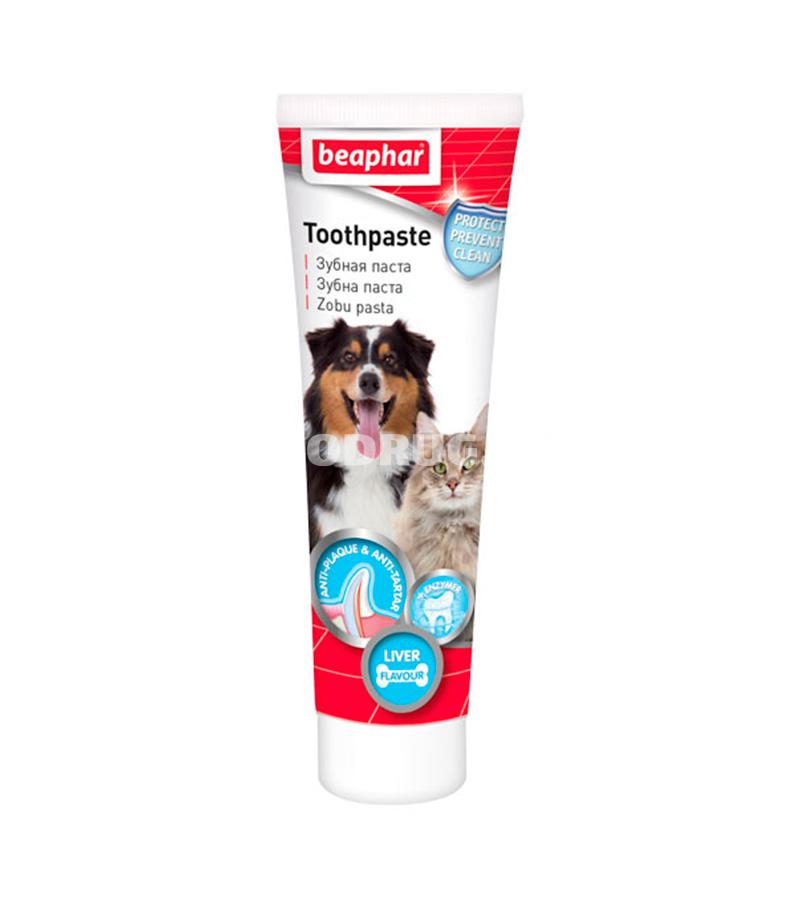 Зубная паста BEAPHAR DOG-CAT-A-DENT для собак и кошек со вкусом печени 100 гр.