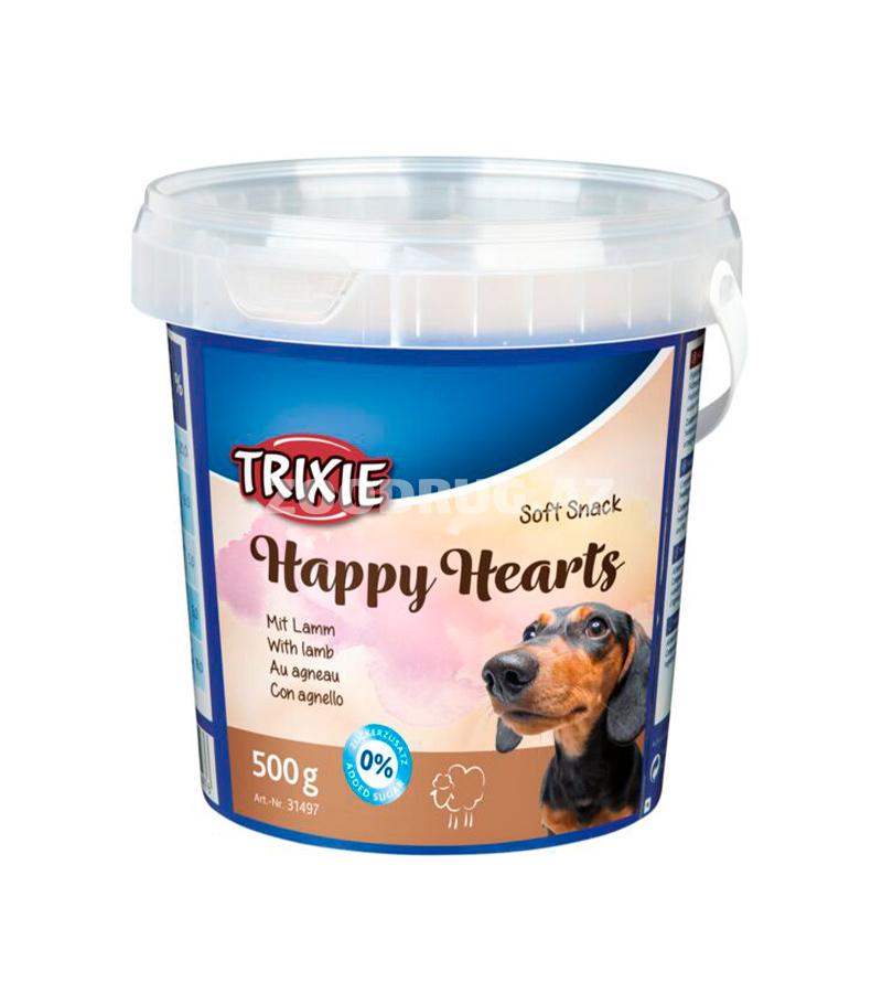 Лакомство Trixie Happy Hearts для собак со вкусом ягненка 500 гр.