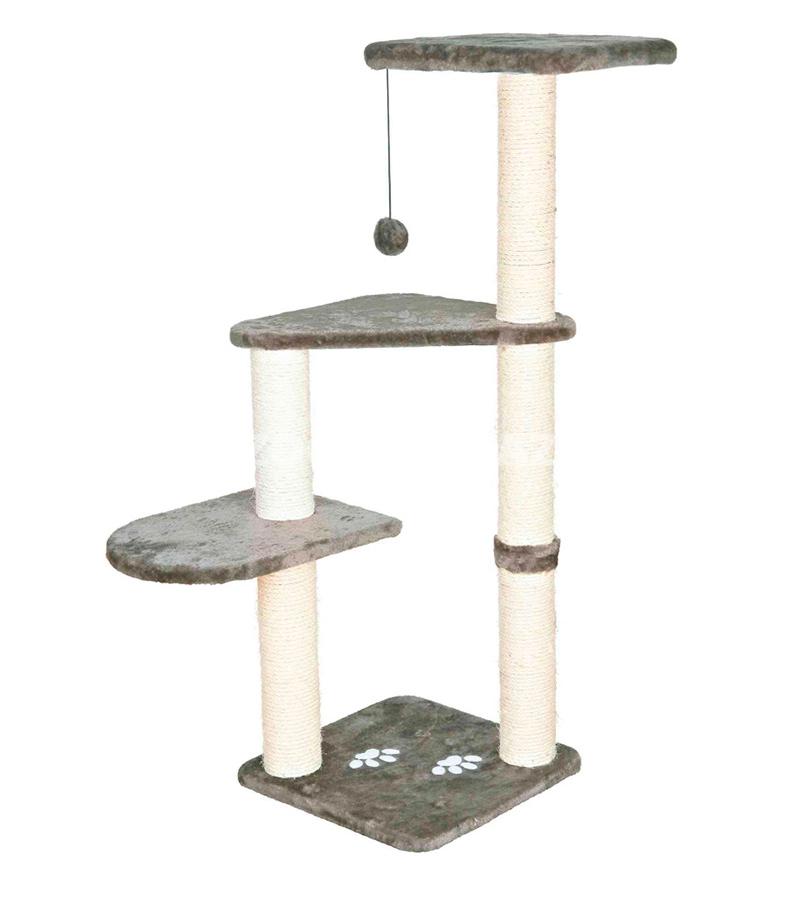Когтеточка - домик Trixie для кошек. Высота: 117 см. Цвет: Серый.