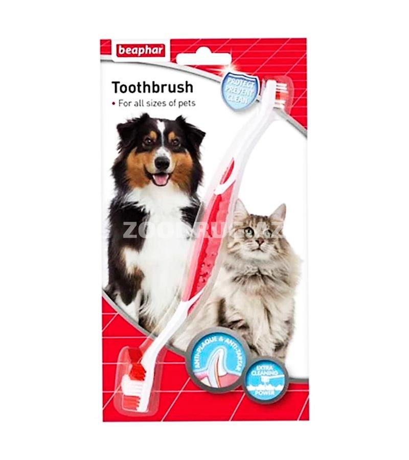 Зубная щетка Beaphar Toothbrush двойная для собак и кошек.