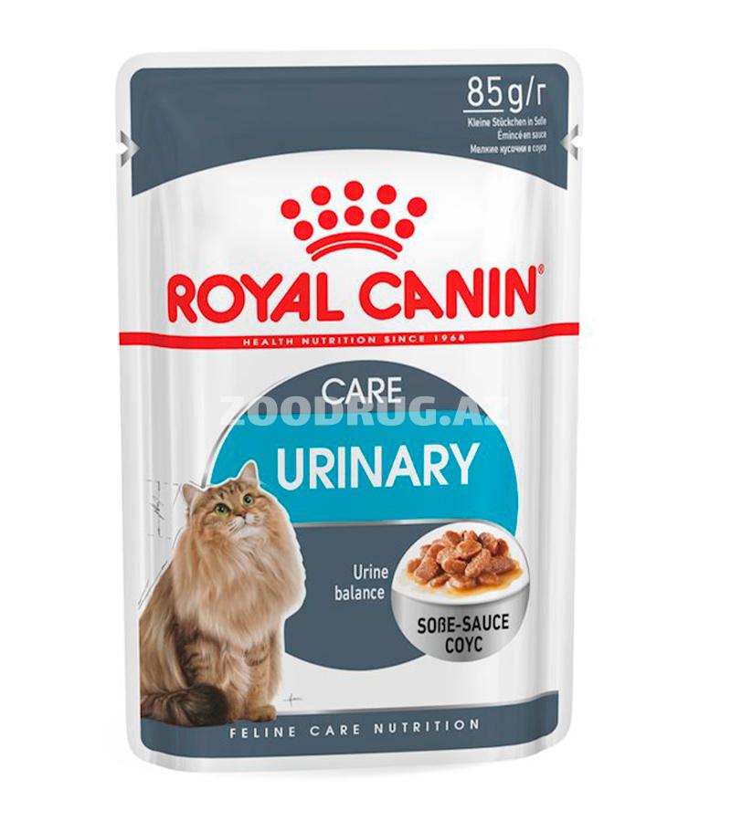 Влажный корм Royal Canin Urinary Care Gravy для взрослых кошек поддержанию здоровья мочевыводящих путей 85 гр.