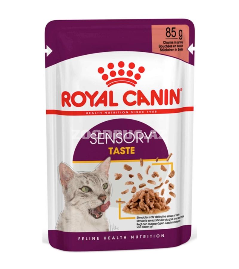 Влажный корм Royal Canin Tastе in Jelly для взрослых кошек с курицей.