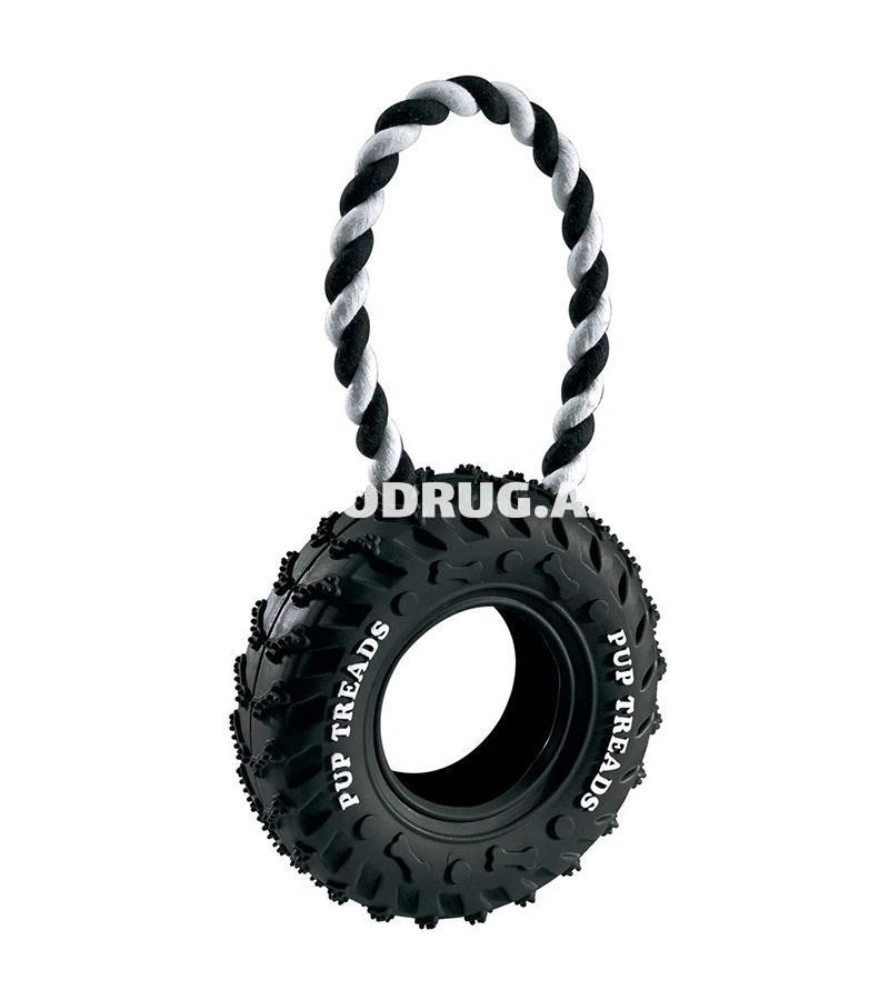 Ferplast Pup Treads iti oyuncağı — aktiv oyunlar və gündəlik məşqlər üçün nəzərdə tutulmuş möhkəm və interaktiv oyuncaqdır.