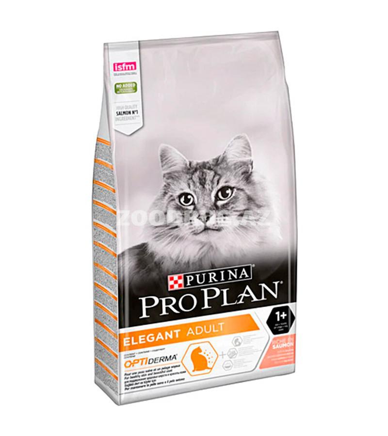 Сухой корм PURINA PRO PLAN CAT ELEGANT для взрослых кошек с чувствительной кожей с лососем
