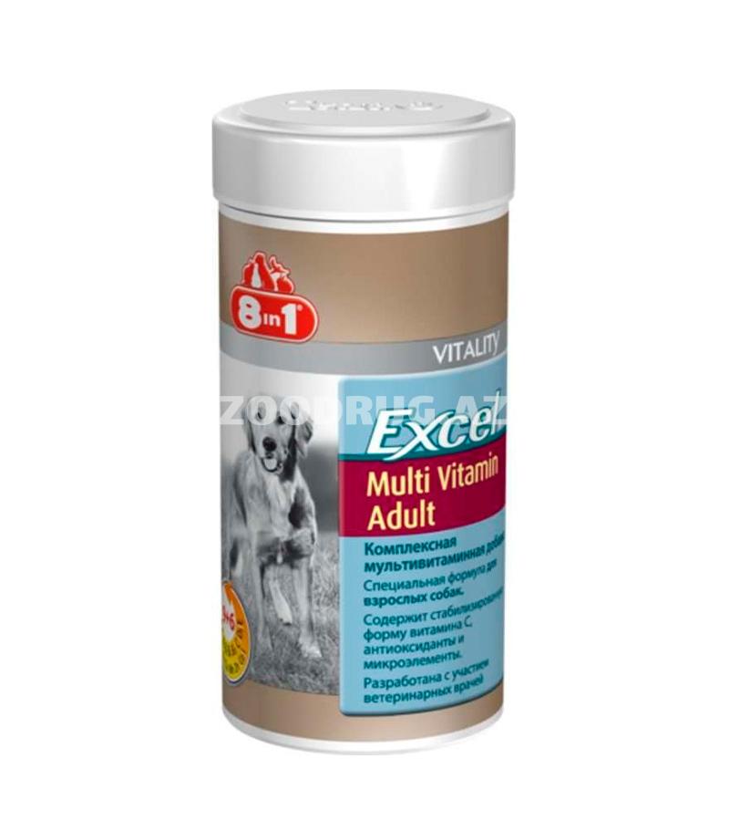 Витамины 8in1 Excel Multi Vitamin Adult мультивитамины для взрослых собак 70 табл.