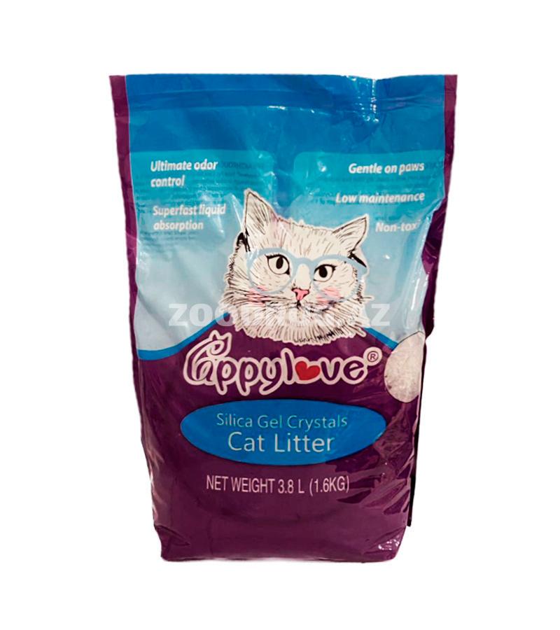 Наполнитель для кошачьего туалета  Cappy Love Silica Gel Lavander силикагелевый с ароматом лаванды 3,8 лтр.