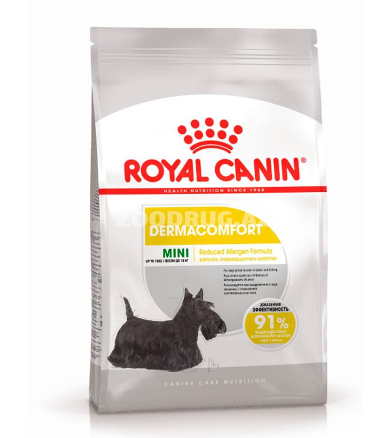 Сухой корм ROYAL CANIN MINI DERMACOMFORT для взрослых собак маленьких пород при аллергии (3 кг)