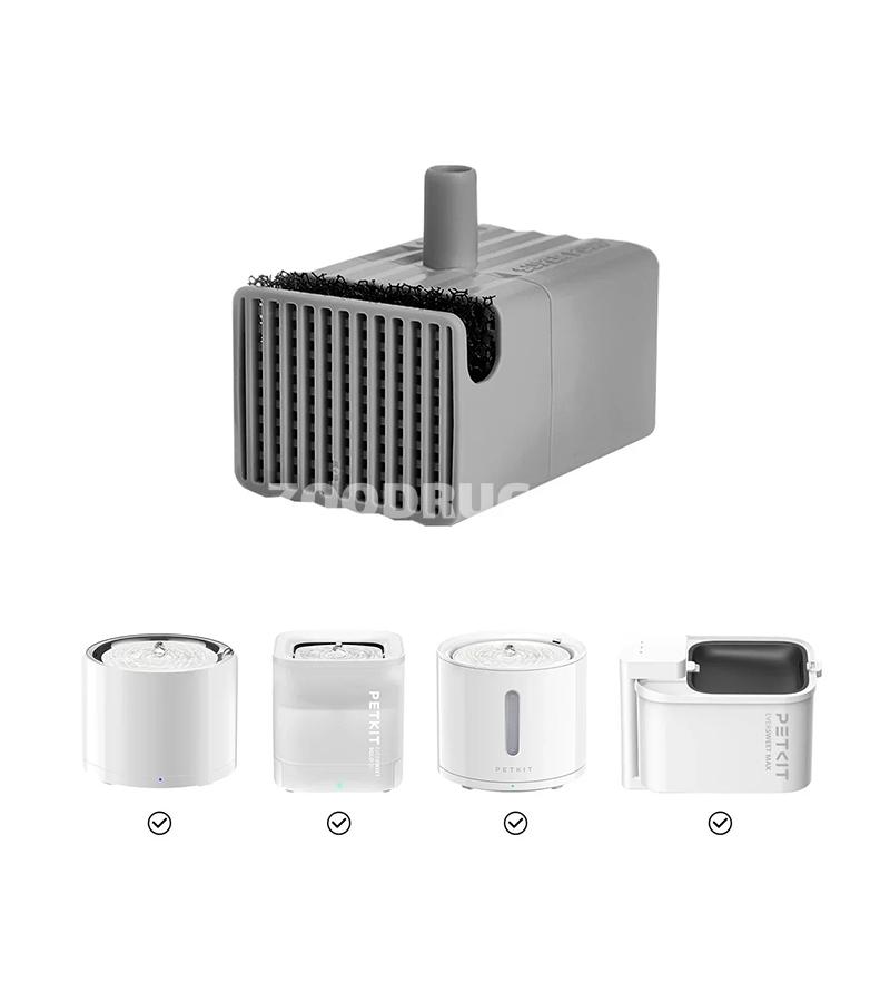 Запасной насос для фонтанов Petkit – компактный, тихий и эффективный модуль циркуляции воды, разработанный специально для поддержания стабильной работы питьевых фонтанов