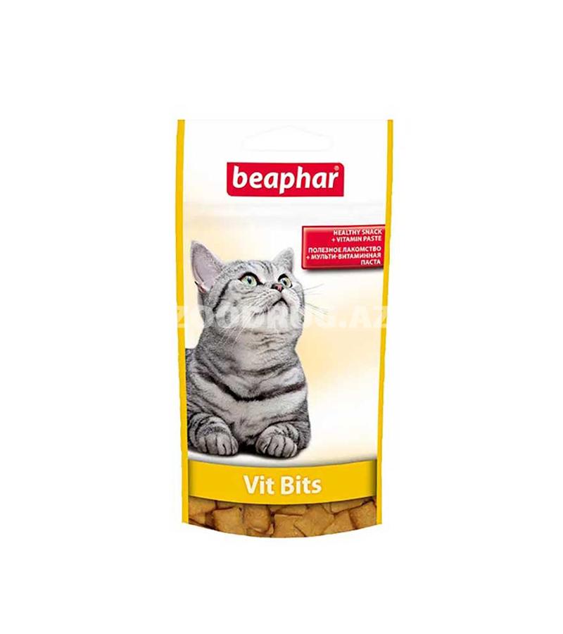 Лакомство Beaphar Vit Bits с витаминами для кошек 35г