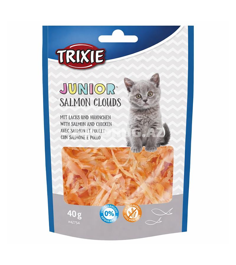 Trixie Junior Salmon Clouds qızılbalıq və toyuq ilə 40 q balalar üçün ləzzətli qəlyanaltı