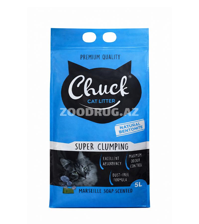 Наполнитель Chuck Super Clumping Marseille Soap с ароматом марсельского мыла 5л.