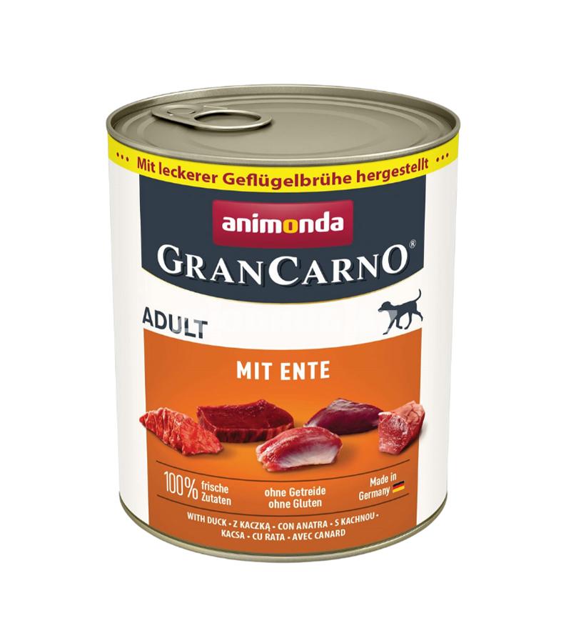 Влажный корм Animonda GranCarno Adult mit Ente для собак со вкусом утки 800гр.#82804