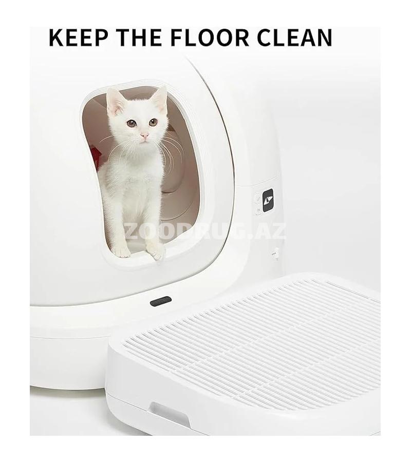 Petkit tualetləri üçün çıxış pilləsi — ləyən ətrafında təmizliyi qorumaq üçün rahat və funksional aksessuardır.