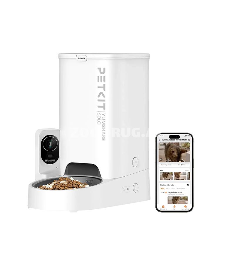 Автоматическая кормушка PETKIT YumShare Solo with Camera-умный контроль питания и наблюдение 24/7