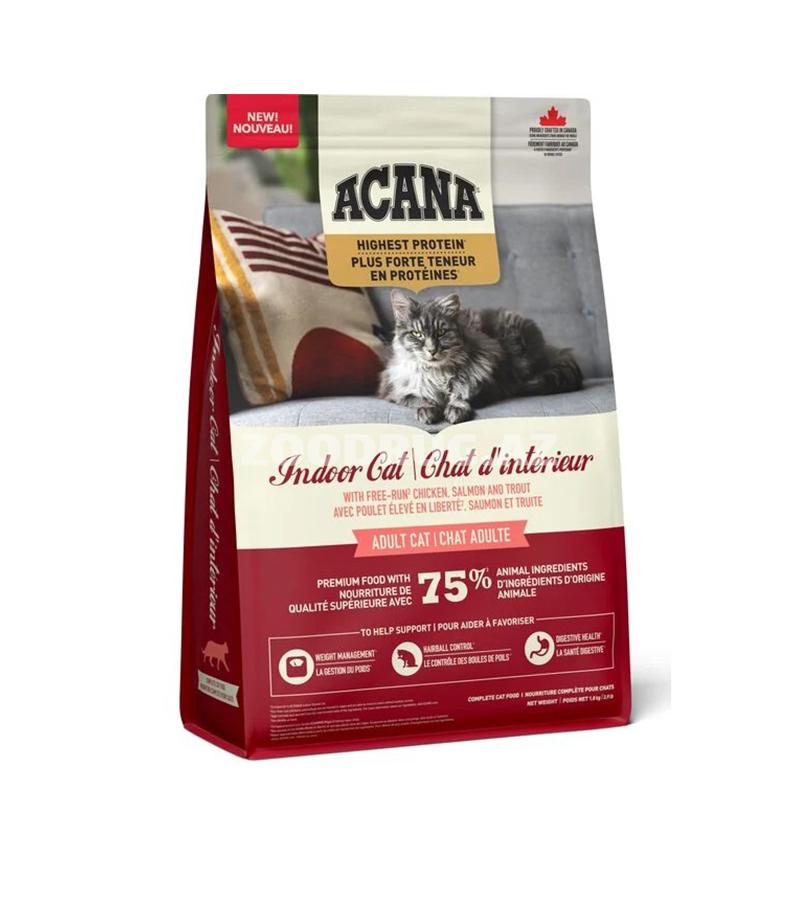 Сухой корм Acana Indoor Cat со вкусом курицы,лосося и форели для кошек #714482