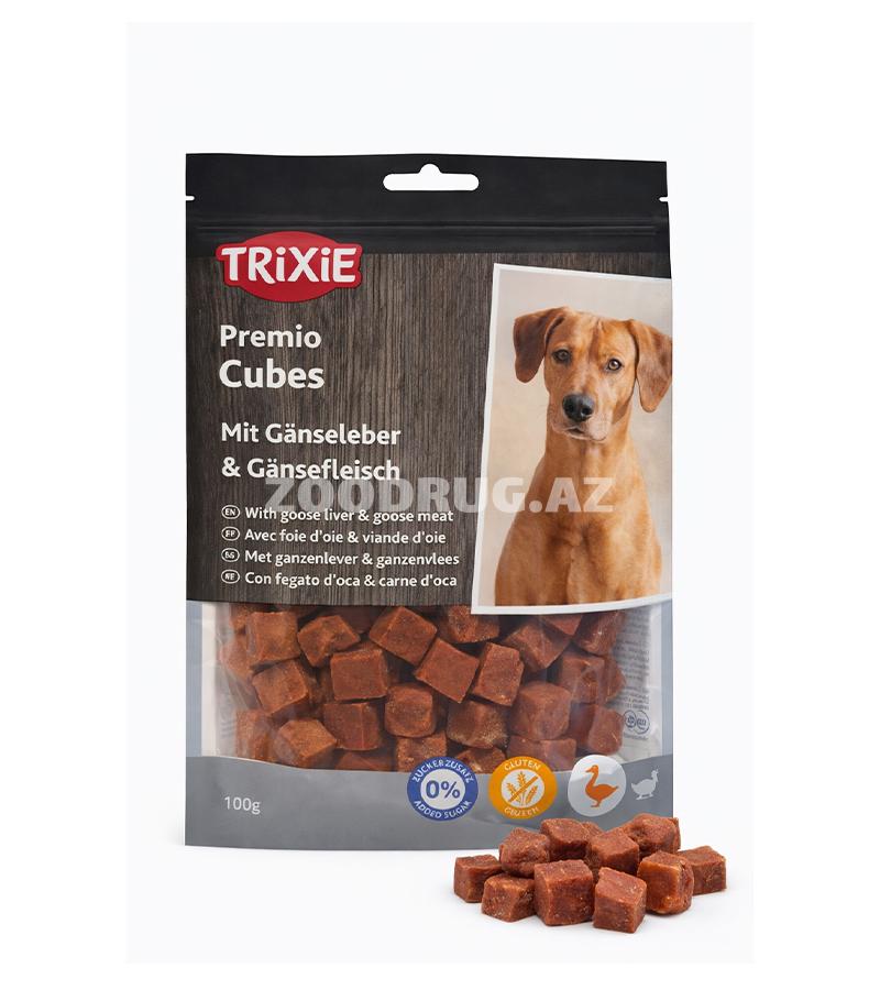 Лакомство Trixie #31867 Premio Cubes с гусиной печенью и мясом гуся для собак.