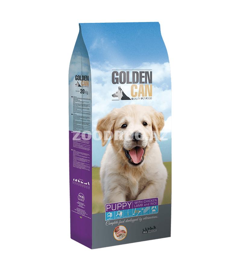 Ortin Golden Can Puppy - toyuq, quzu əti və düyü tərkibli quru yemdir.