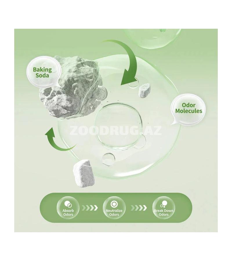 PETKIT Natural Cat Litter Tofu & Cassava-pişik tualeti üçün təbii, komoklayan premium doldurucu