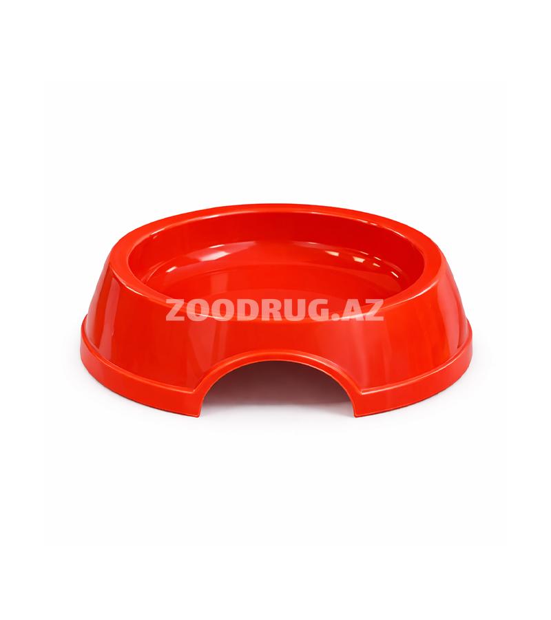 CadoPet plastik yem qabı. Rəng: mavi. Həcm: 300 ml.