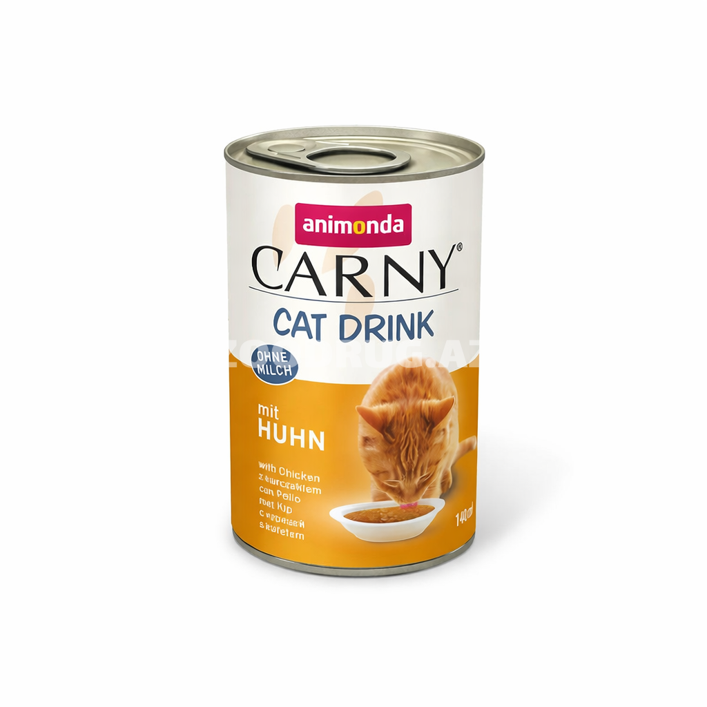 Toyuq dadlı Animonda Carny Cat Drink with Chicken pişik içki-supu, 140 ml — #83591