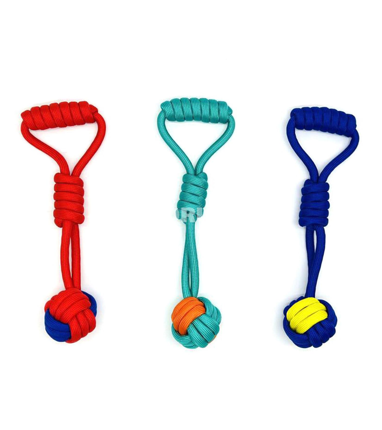 Игрушка-канат Nunbell 0147 это прочная, яркая и безопасная игрушка для собак