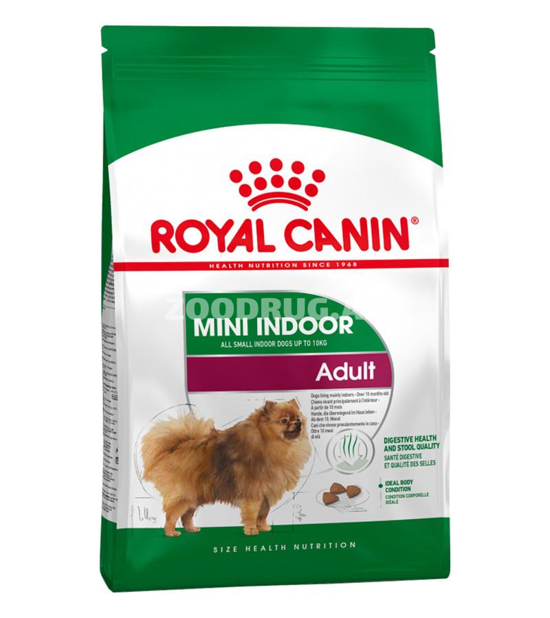 Сухой корм ROYAL CANIN MINI INDOOR LIFE ADULT для взрослых собак маленьких пород живущих дома