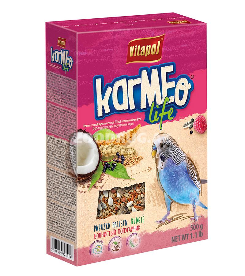 Фруктовый корм Vitapol KARMEO Life для волнистых попугайчиков 500 гр.