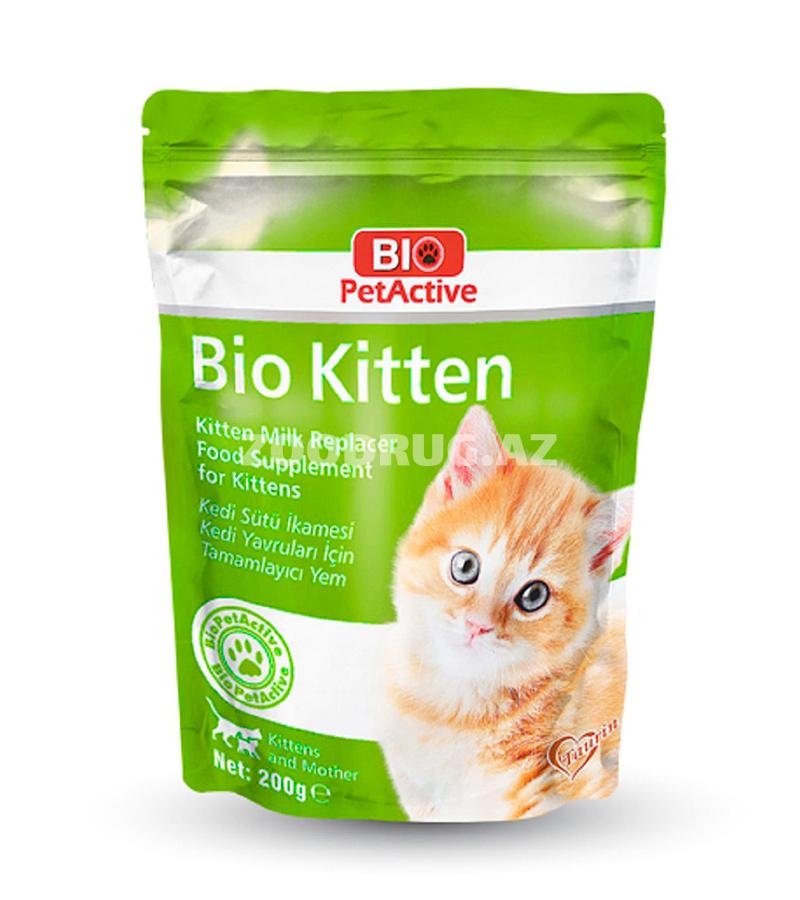 Заменитель молока Bio PetActive Kitten Milk Replacer для котят 200 гp.