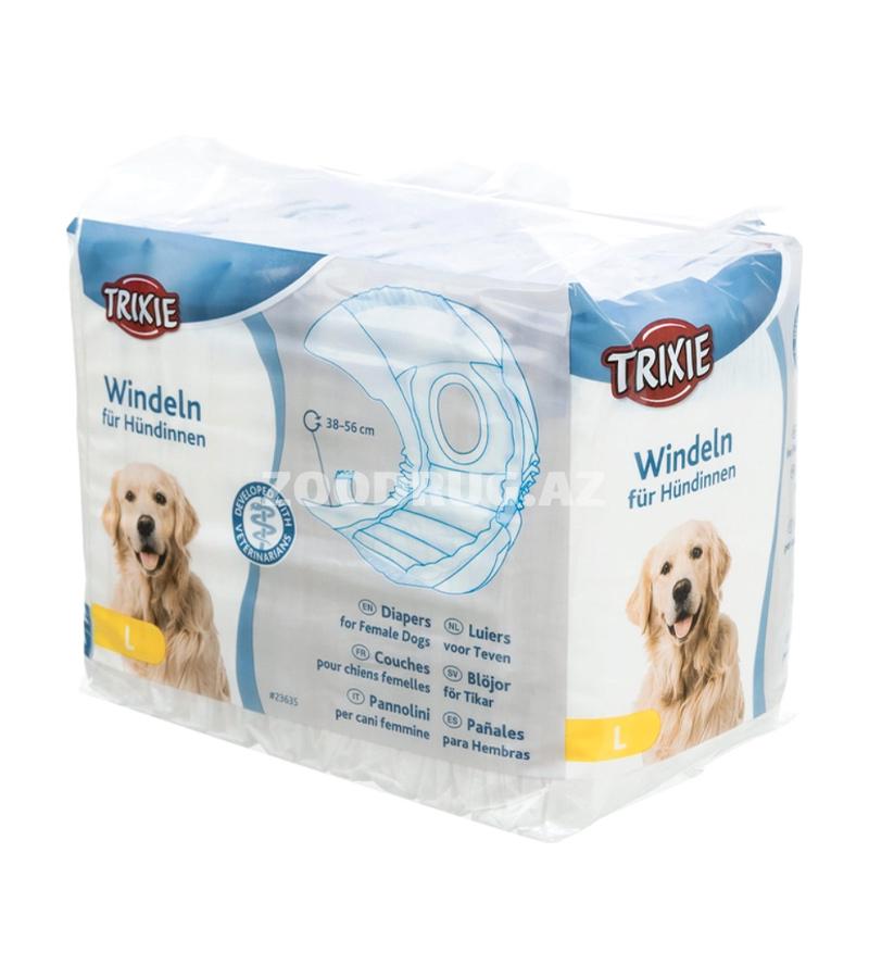 Подгузники Trixie для собак. Размер: L 38-56 см, 12 шт.