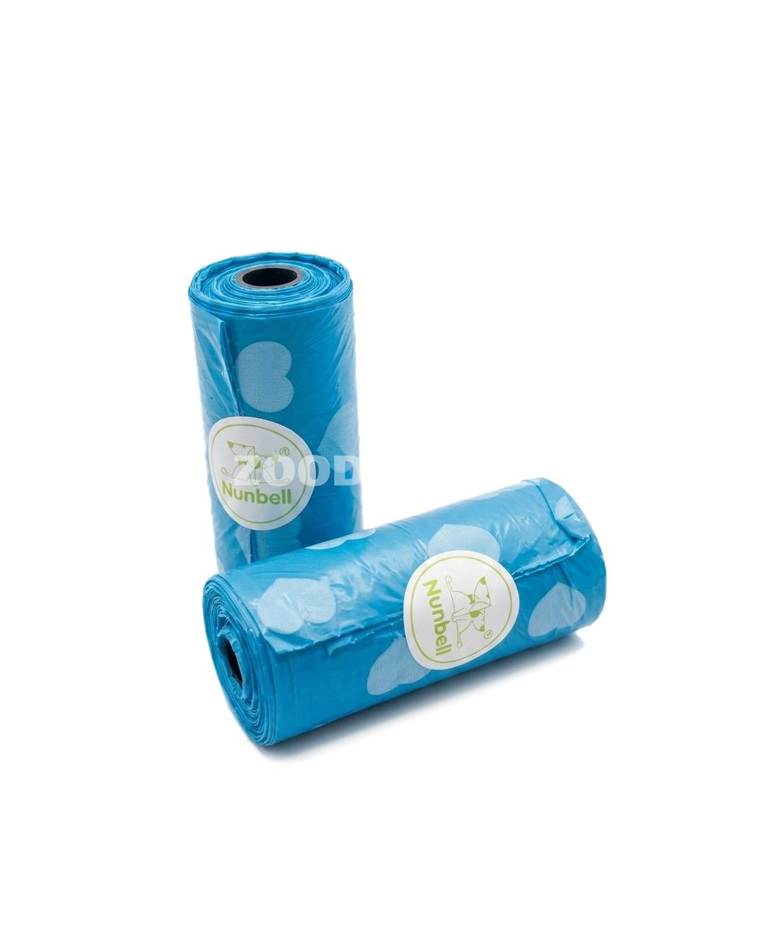 Nunbell #0071 Pet Poop Bags - itlər üçün təmizləmə paketləri, 12 rulon.