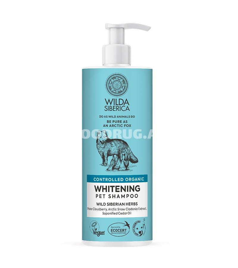 Шампунь Wilda Siberica Whitening Pet Shampoo отбеливающий для кошек и собак (400 мл)