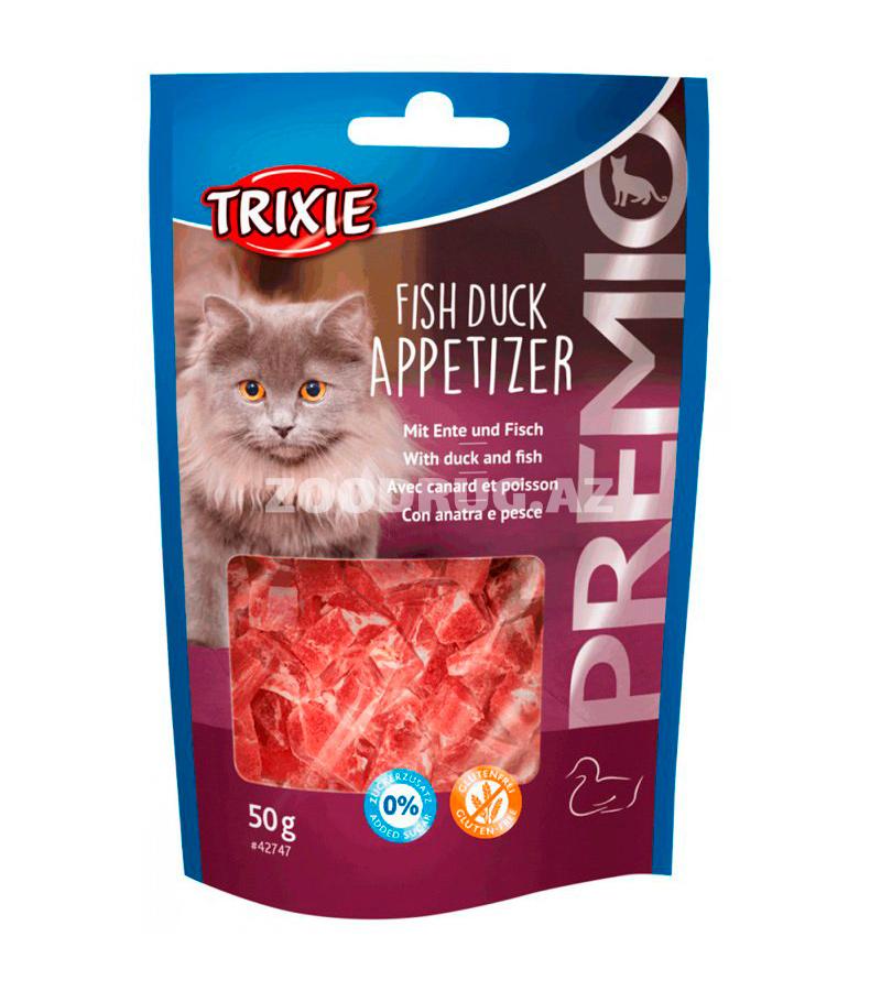 Trixie (Трикси) PREMIO Fish Duck Appetizer - Лакомство с уткой и рыбой для котов и кошек (50 гр)