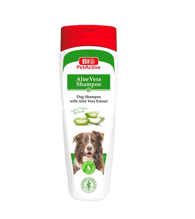 Шампунь Bio PetActive Aloe Vera Shampoo для собак с алоэ вера и экстрактом пшеницы 400 мл.