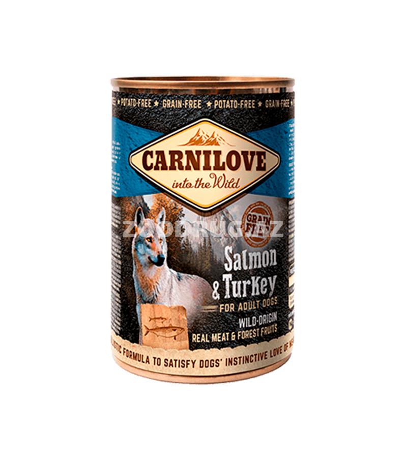 Консервы Carnilove Grain Free Dog Adult с лососем и индейкой для взрослых собак всех пород (400 гр)