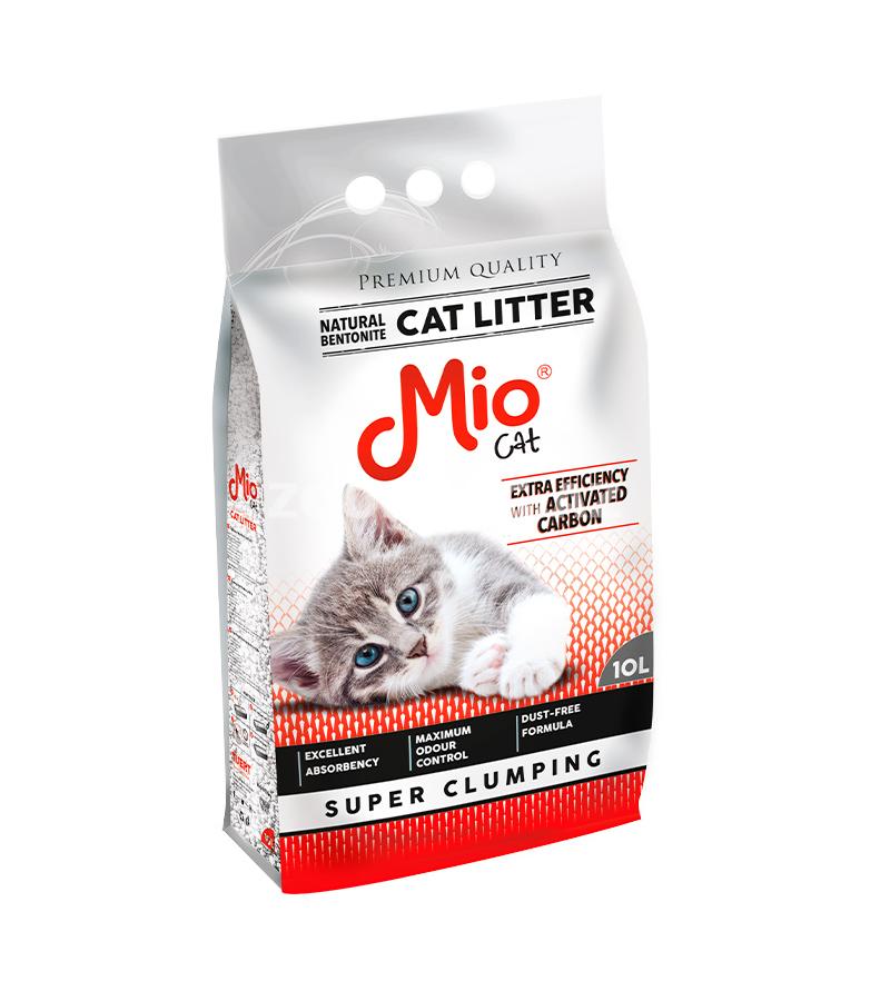 Наполнитель Mio Cat Litter Natural Activated Carbon комкующийся для кошек  (10 л)