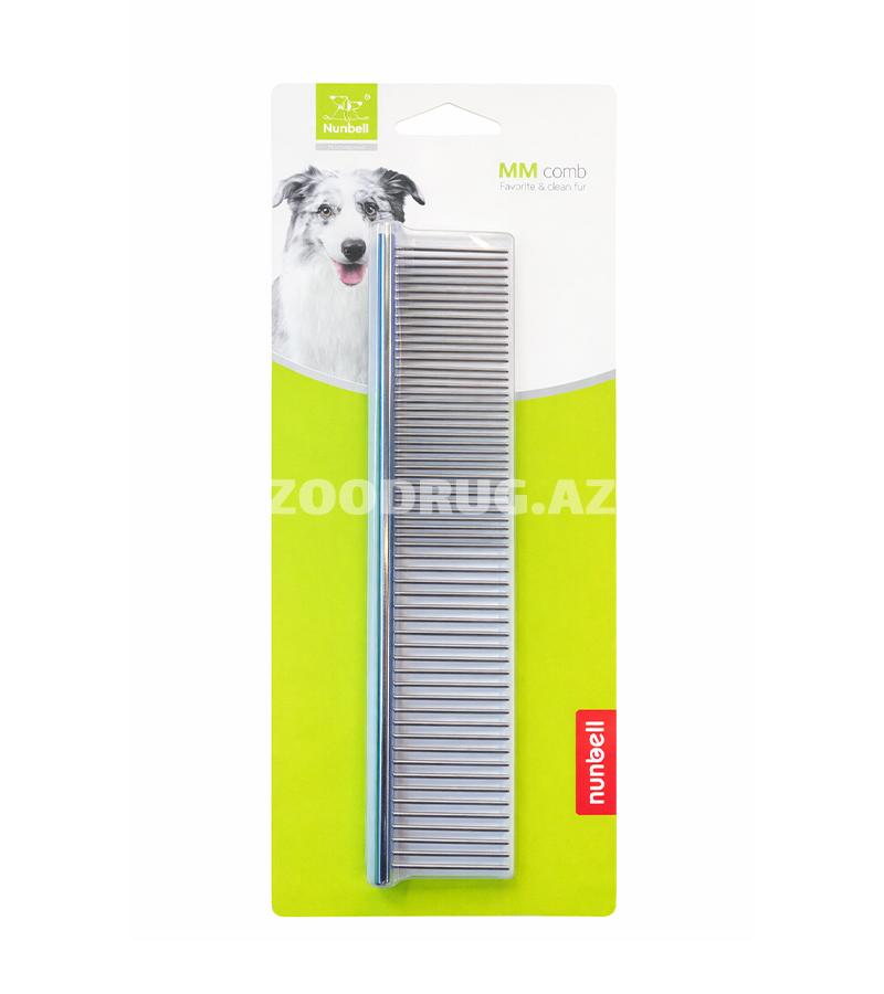 Nunbell MM Comb — pişik və itlərin gündəlik tük baxımı üçün nəzərdə tutulmuş rahat və etibarlı daraqdır.