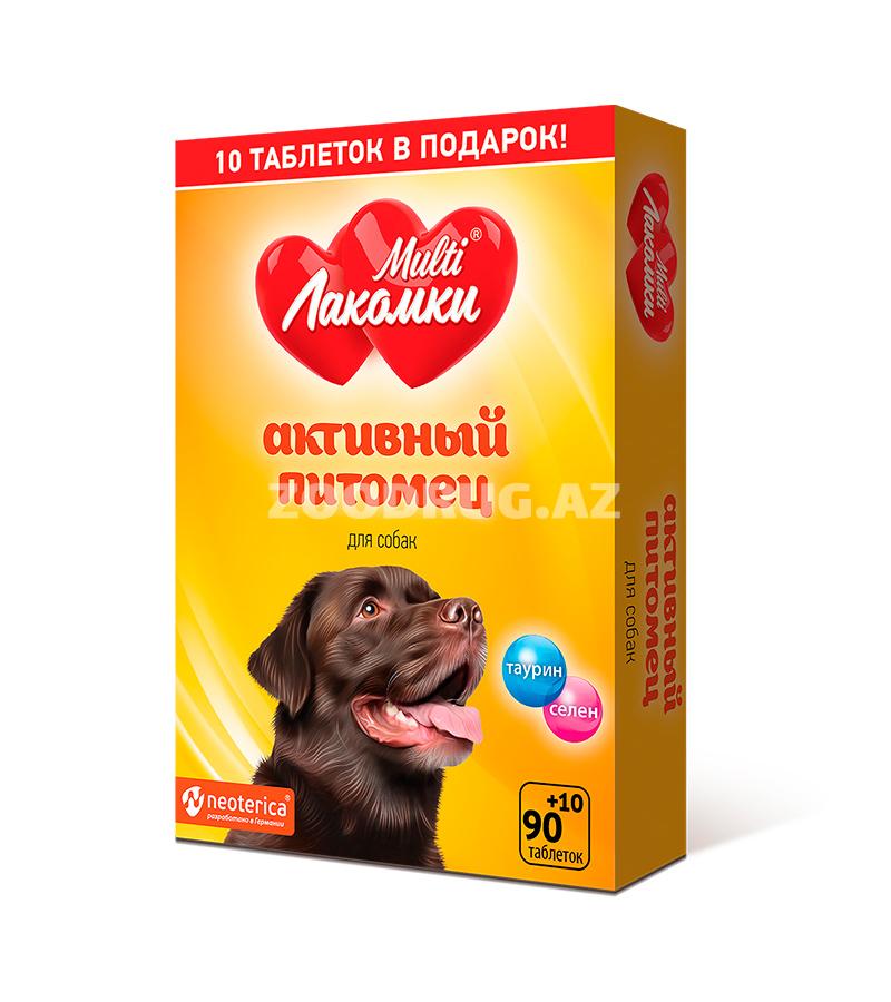 Лакомство MULTIЛАКОМКИ Активный Питомец для взрослых собак витаминное (100 шт)