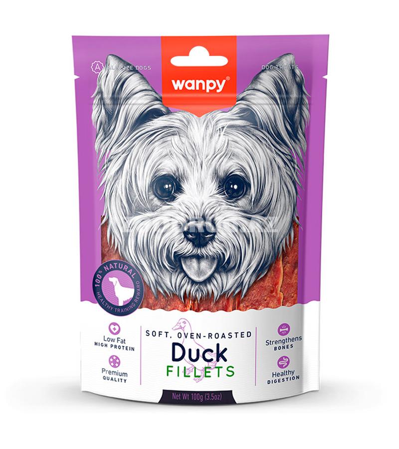 Лакомство Wanpy Soft Duck Fillets филе для собак со вкусом утки 100 гр.