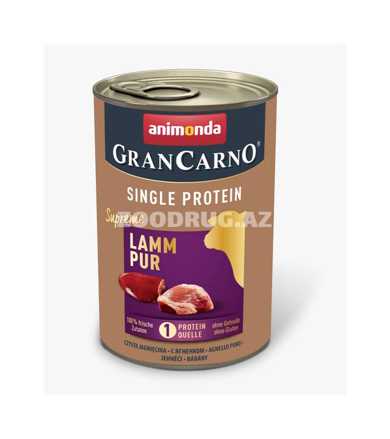 Влажный корм Animonda Gran Carno Protein  Adult для взрослых собак со вкусом ягненка 800 гр.