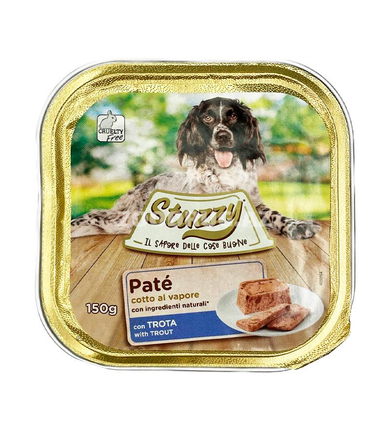 Влажный корм STUZZY PATE DOG TROUT для взрослых собак паштет со вкусом форели 150 гр.