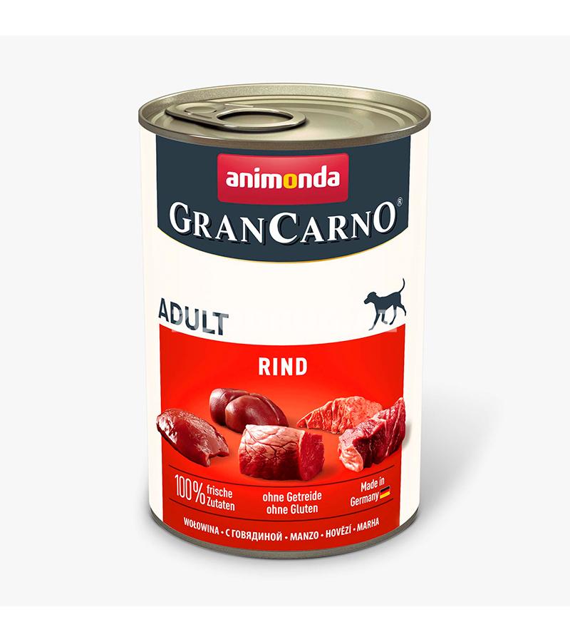 Консервы ANIMONDA GRAN CARNO ORIGINAL ADULT RIND PUR для взрослых собак с говядиной (400 гр)