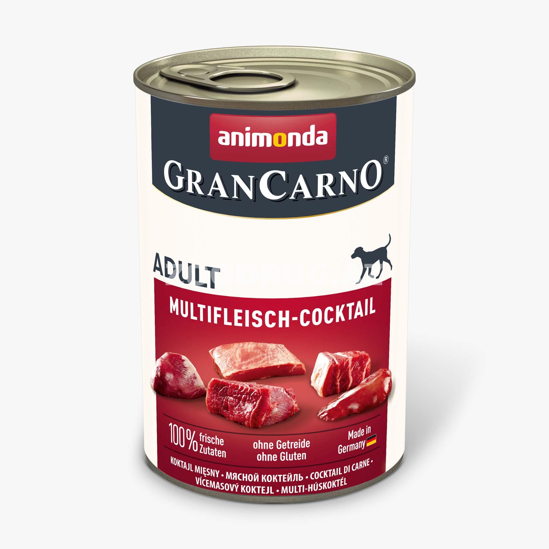 Влажный корм Animonda Gran Carno Original Adult для взрослых собак со вкусом мясного коктейля 800 гр.