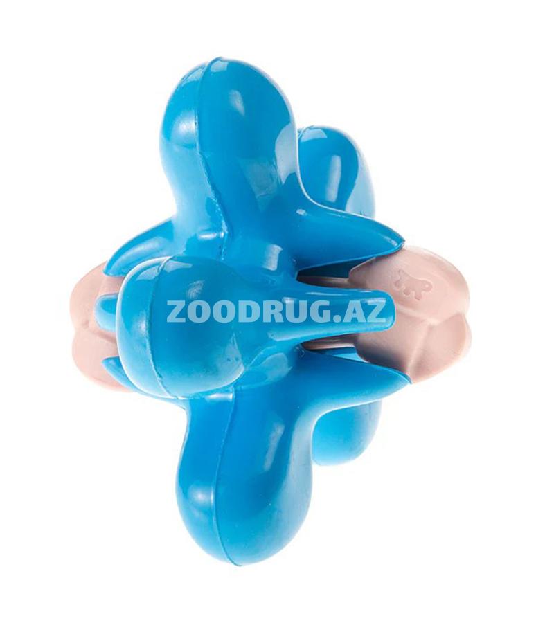 Игрушка Ferplast изготовлена из прочной резины и может служить фиксатором для других жевательных игрушек или любимых косточек вашей собаки.