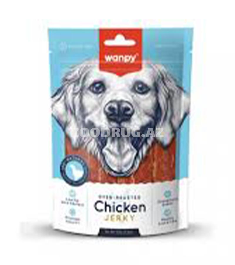 Wanpy Chicken Jerky — Itlər üçün toyuq jerki (100 q)
