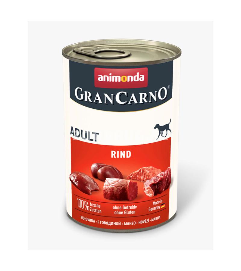 Влажный корм ANIMONDA GRAN CARNO ORIGINAL ADULT RIND для взрослых собак со вкусом говядины 800 гр.