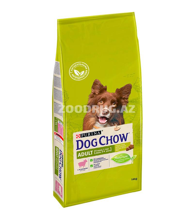 Сухой корм DOG CHOW ADULT LAMB для взрослых собак всех пород с ягненком